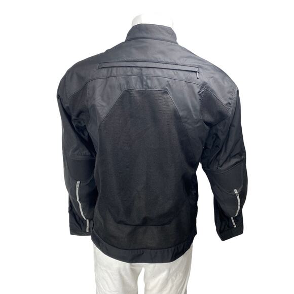 Dainese Men's Black Full Zip High Neck Biker Motorcycle Riding Jacket Size 42/L - Picture 2 of 5